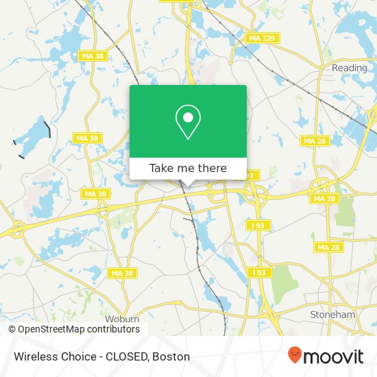 Mapa de Wireless Choice - CLOSED