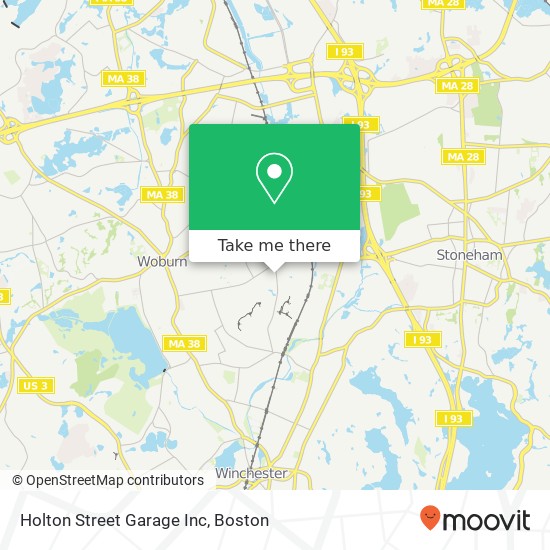 Mapa de Holton Street Garage Inc