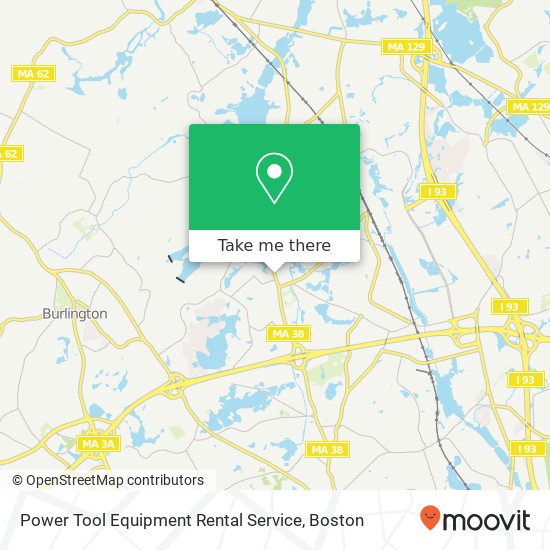 Power Tool Equipment Rental Service map