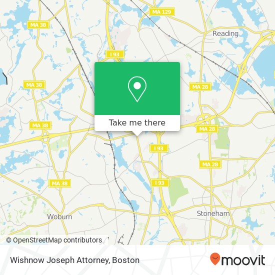 Wishnow Joseph Attorney map