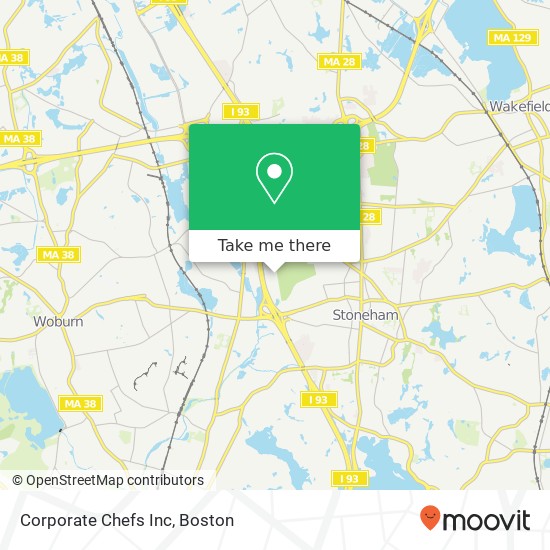 Mapa de Corporate Chefs Inc