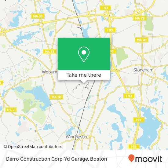 Derro Construction Corp-Yd Garage map