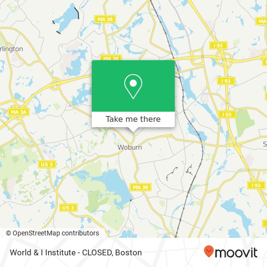 Mapa de World & I Institute - CLOSED