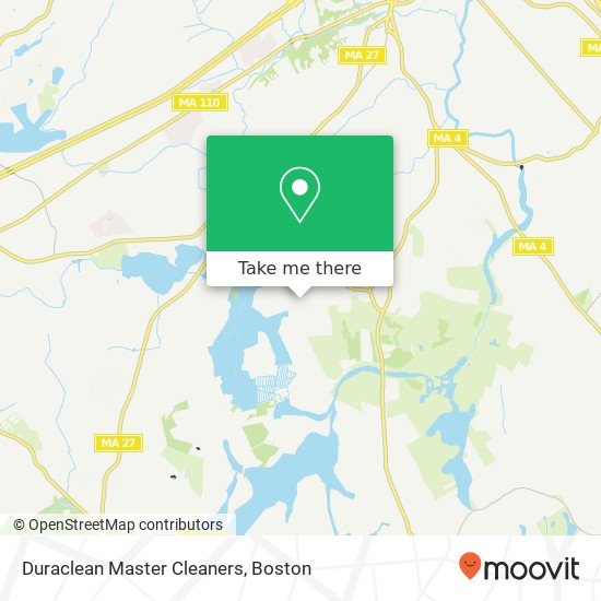 Duraclean Master Cleaners map