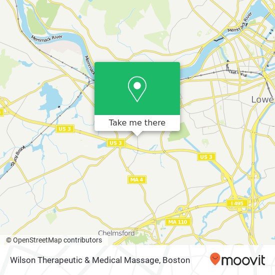 Wilson Therapeutic & Medical Massage map