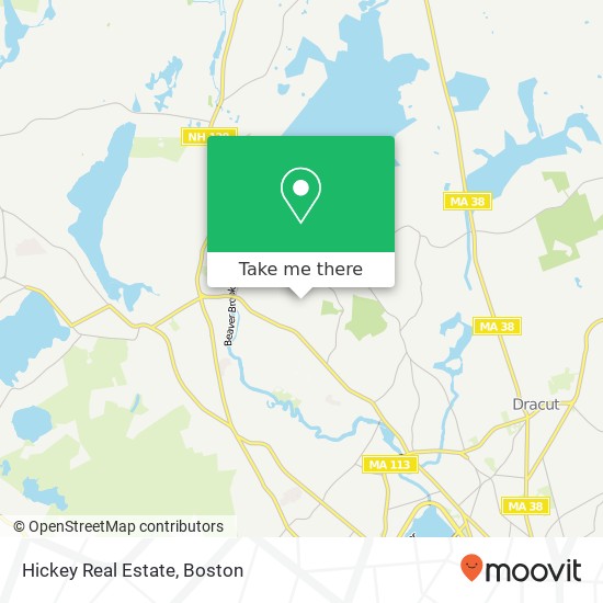 Hickey Real Estate map