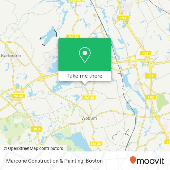 Marcone Construction & Painting map