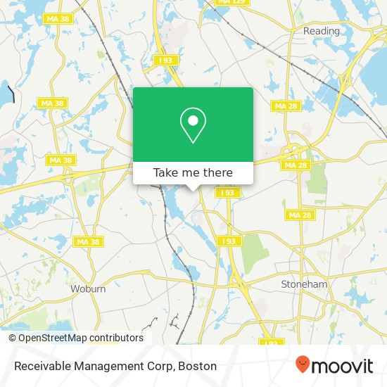Mapa de Receivable Management Corp