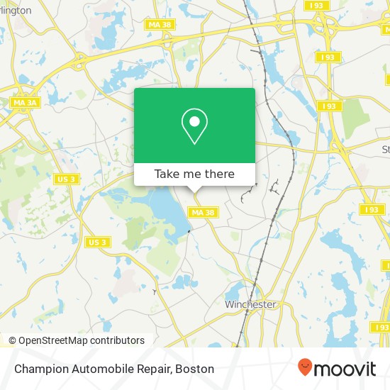 Mapa de Champion Automobile Repair