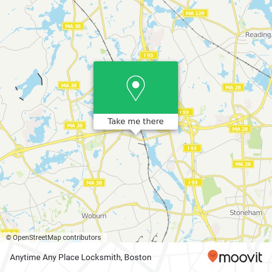 Anytime Any Place Locksmith map