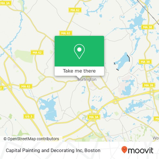 Mapa de Capital Painting and Decorating Inc