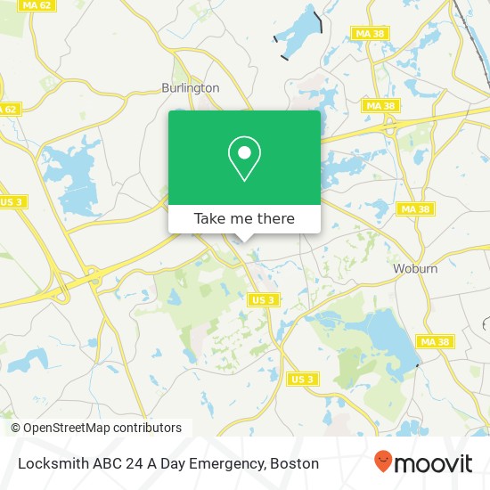 Locksmith ABC 24 A Day Emergency map