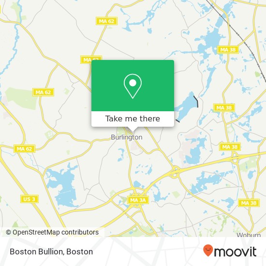 Boston Bullion map