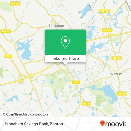 Mapa de Stoneham Savings Bank