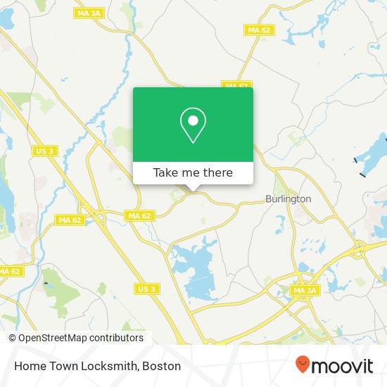 Home Town Locksmith map