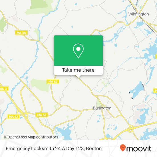 Mapa de Emergency Locksmith 24 A Day 123