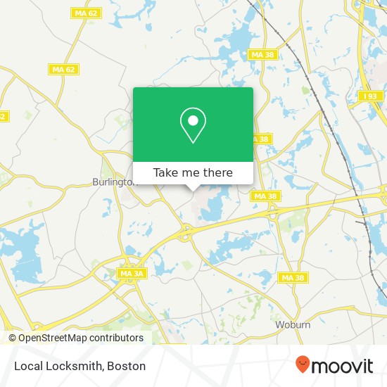 Local Locksmith map