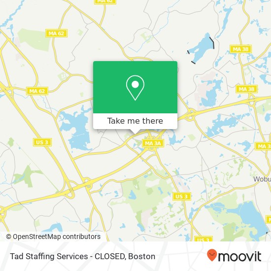 Tad Staffing Services - CLOSED map