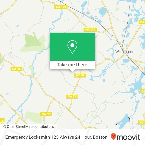 Emergency Locksmith 123 Always 24 Hour map