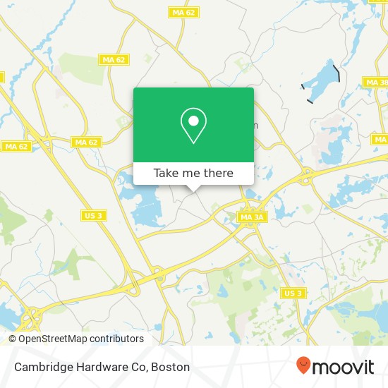 Cambridge Hardware Co map