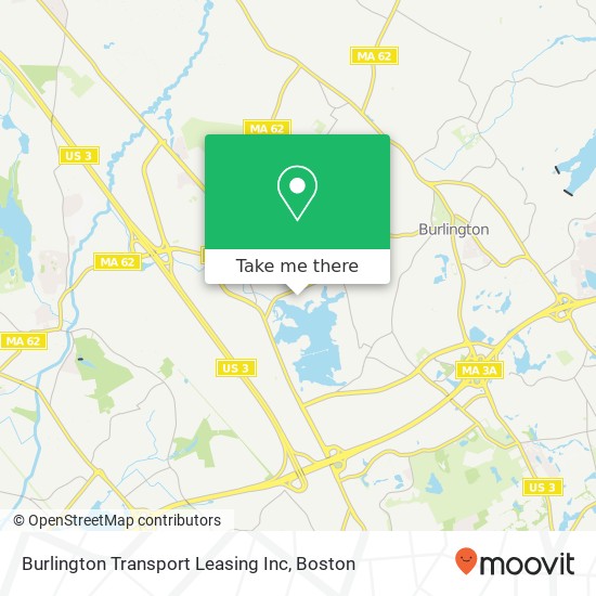 Mapa de Burlington Transport Leasing Inc