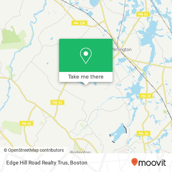 Mapa de Edge Hill Road Realty Trus