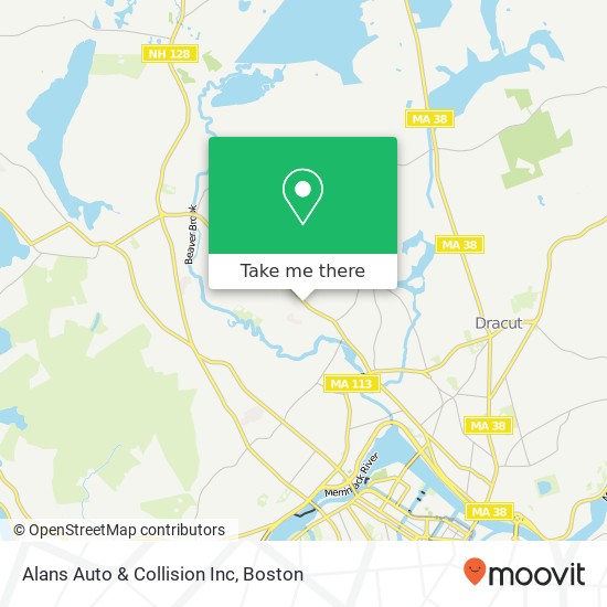 Mapa de Alans Auto & Collision Inc