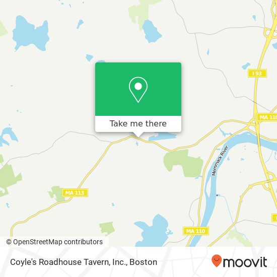 Mapa de Coyle's Roadhouse Tavern, Inc.