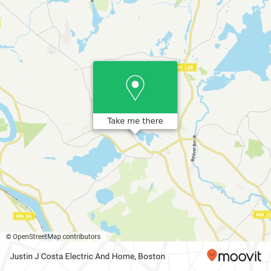 Mapa de Justin J Costa Electric And Home