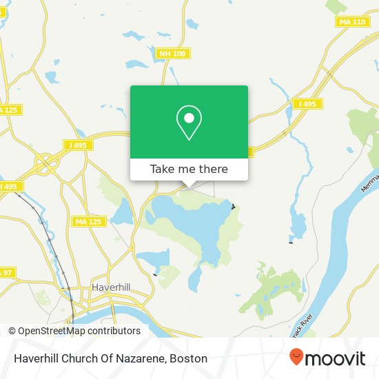 Mapa de Haverhill Church Of Nazarene