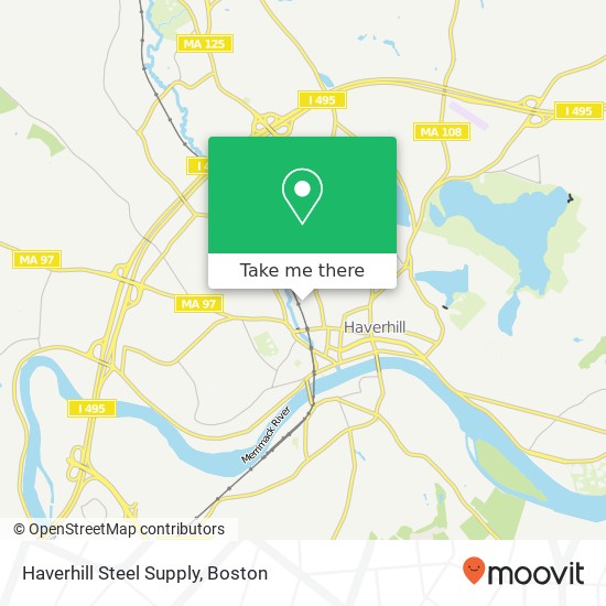 Mapa de Haverhill Steel Supply