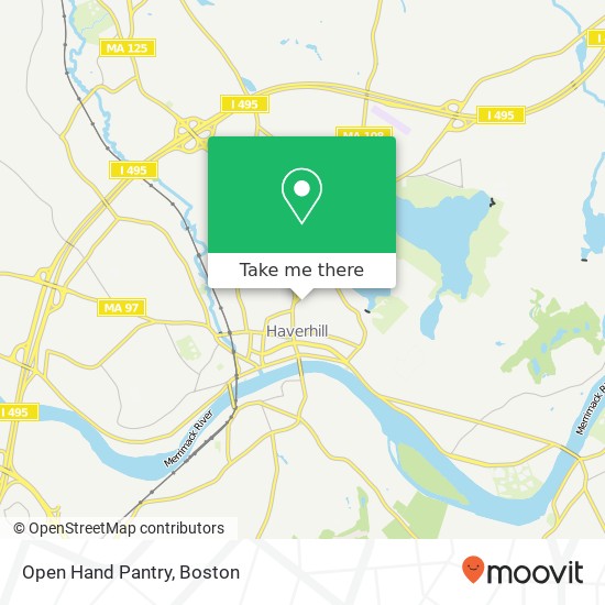 Mapa de Open Hand Pantry