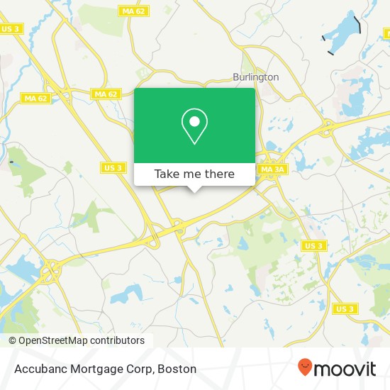 Accubanc Mortgage Corp map