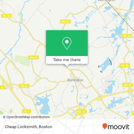 Mapa de Cheap Locksmith