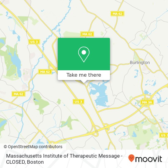 Massachusetts Institute of Therapeutic Message - CLOSED map