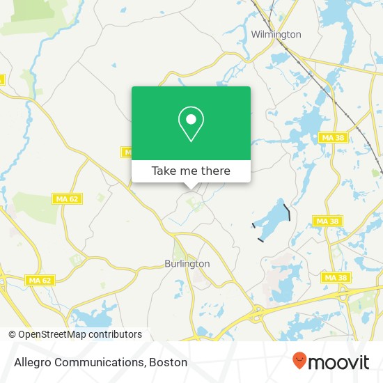 Allegro Communications map