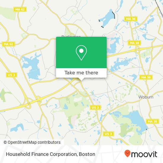 Mapa de Household Finance Corporation