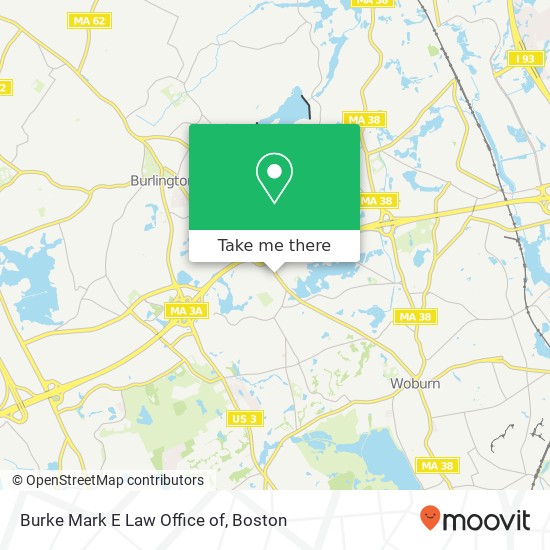 Burke Mark E Law Office of map