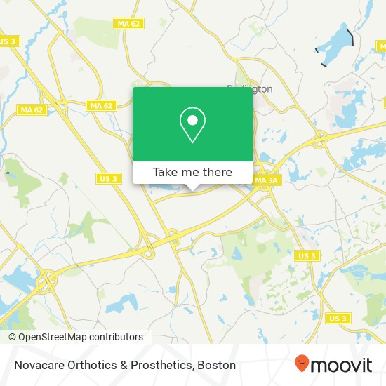 Novacare Orthotics & Prosthetics map