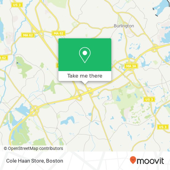 Mapa de Cole Haan Store