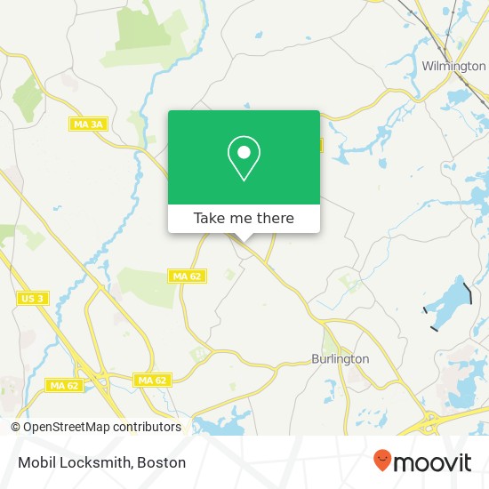 Mapa de Mobil Locksmith