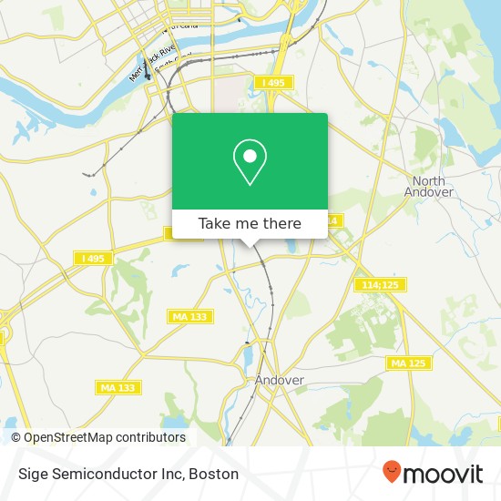 Sige Semiconductor Inc map