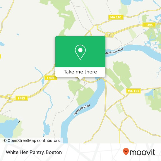 Mapa de White Hen Pantry