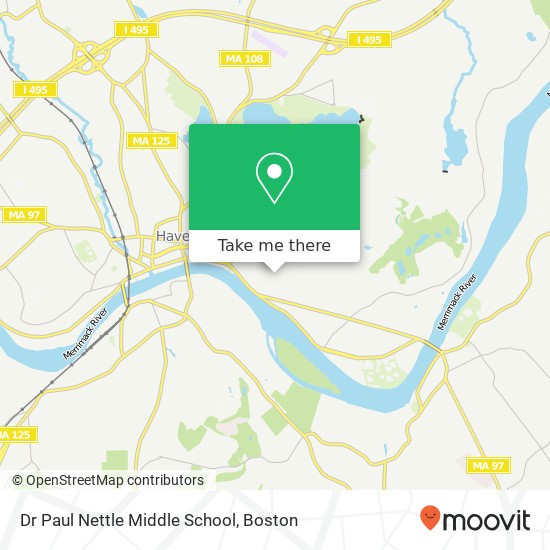 Dr Paul Nettle Middle School map