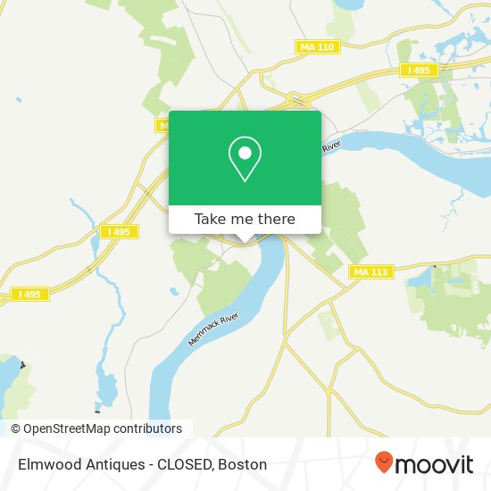Elmwood Antiques - CLOSED map