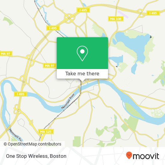 One Stop Wireless map