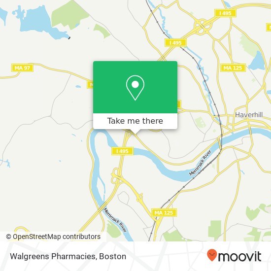 Mapa de Walgreens Pharmacies