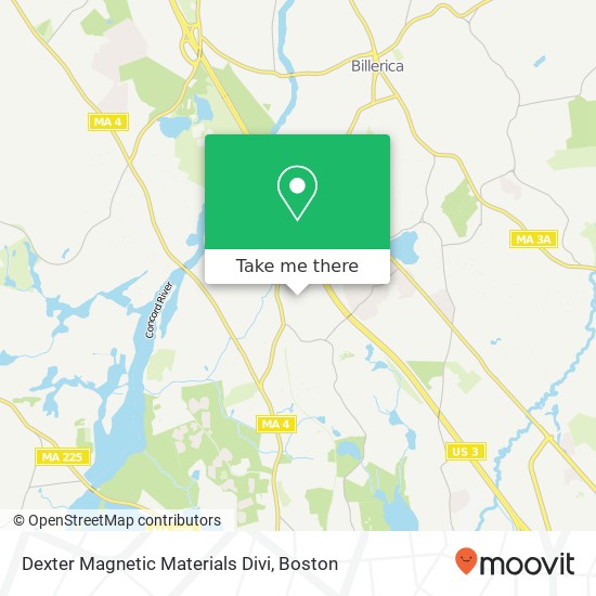 Mapa de Dexter Magnetic Materials Divi