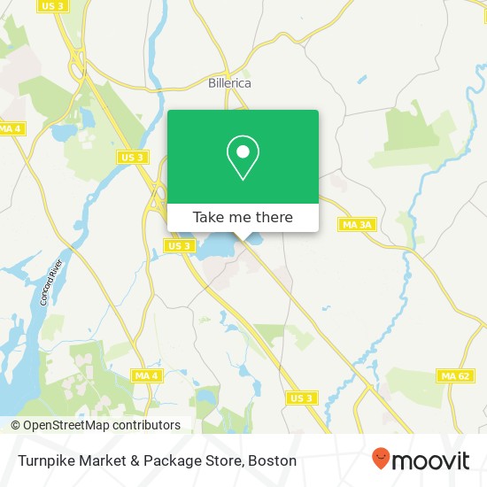 Turnpike Market & Package Store map