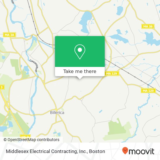 Middlesex Electrical Contracting, Inc. map